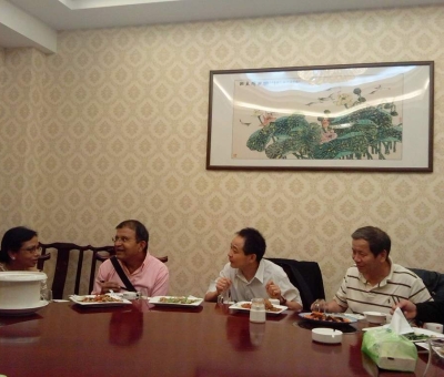 香港大學(xué)Professor Nagendra Shah教授考察仙客來(lái)公司