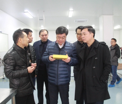 江西省檢察院黨組成員、副檢察長(zhǎng)徐勝平一行來公司走訪調(diào)研